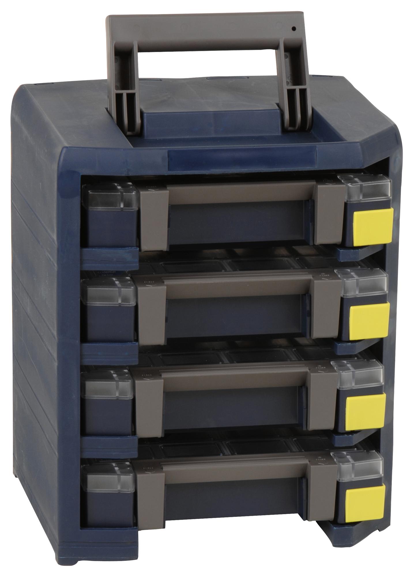 137942 HANDYBOXXSER 4X4X4, PC/PP/PS, BLUE RAACO