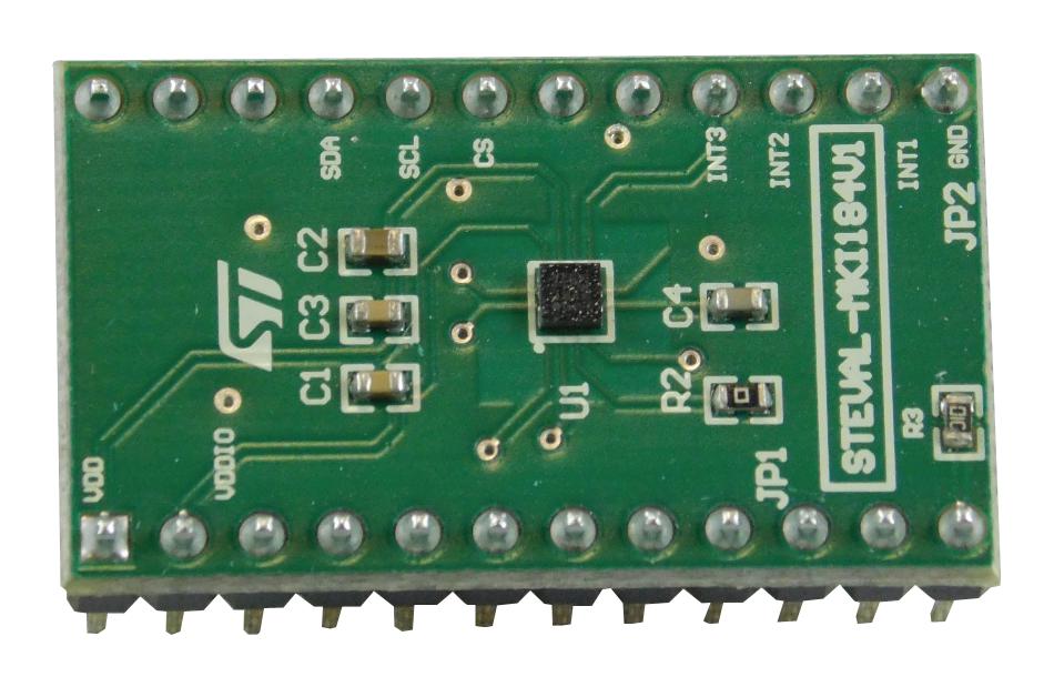 STEVAL-MKI184V1 ADAPTER BOARD, EVALUATION OF MEMS DEVICE STMICROELECTRONICS