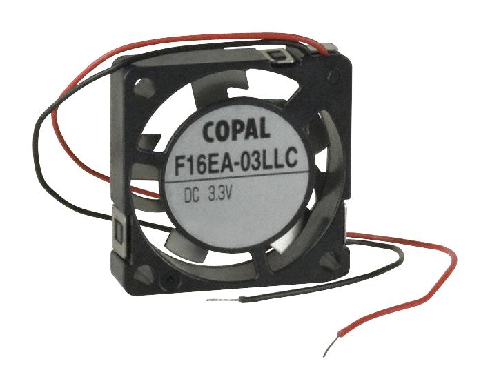 F16EA-03LLC/E AXIAL FAN, 16MM, 3.3VDC, 0.424CFM, 3DBA NIDEC COPAL ELECTRONICS