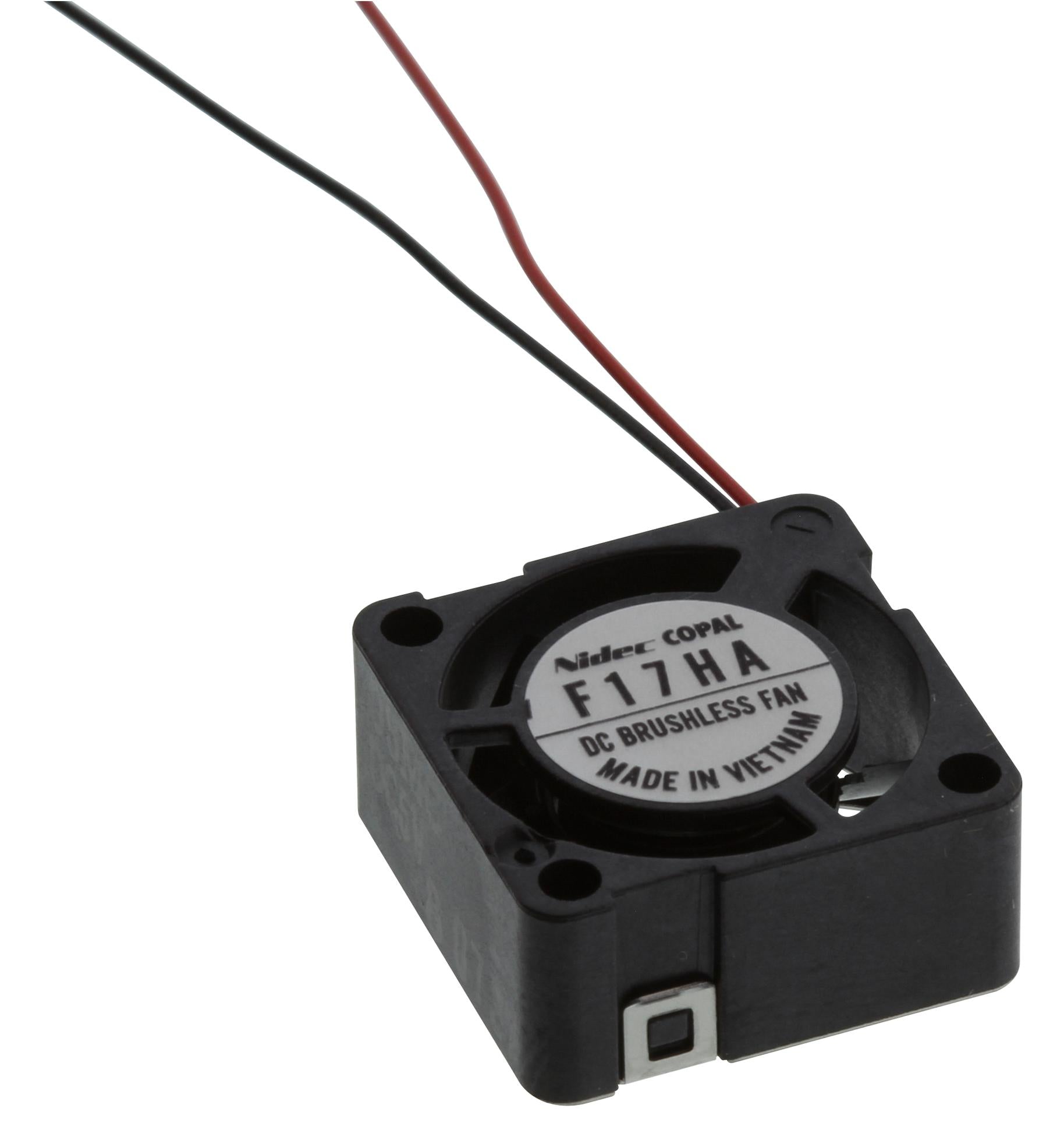 F17HA-05MC AXIAL FAN, 17MM, 5VDC, 0.529CFM, 7DBA NIDEC COPAL ELECTRONICS