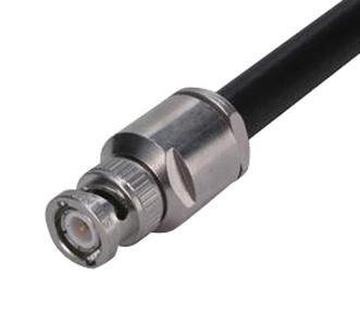 11_BNC-50-7-2/133_NE RF COAXIAL, BNC PLUG, 50 OHM, CABLE HUBER+SUHNER