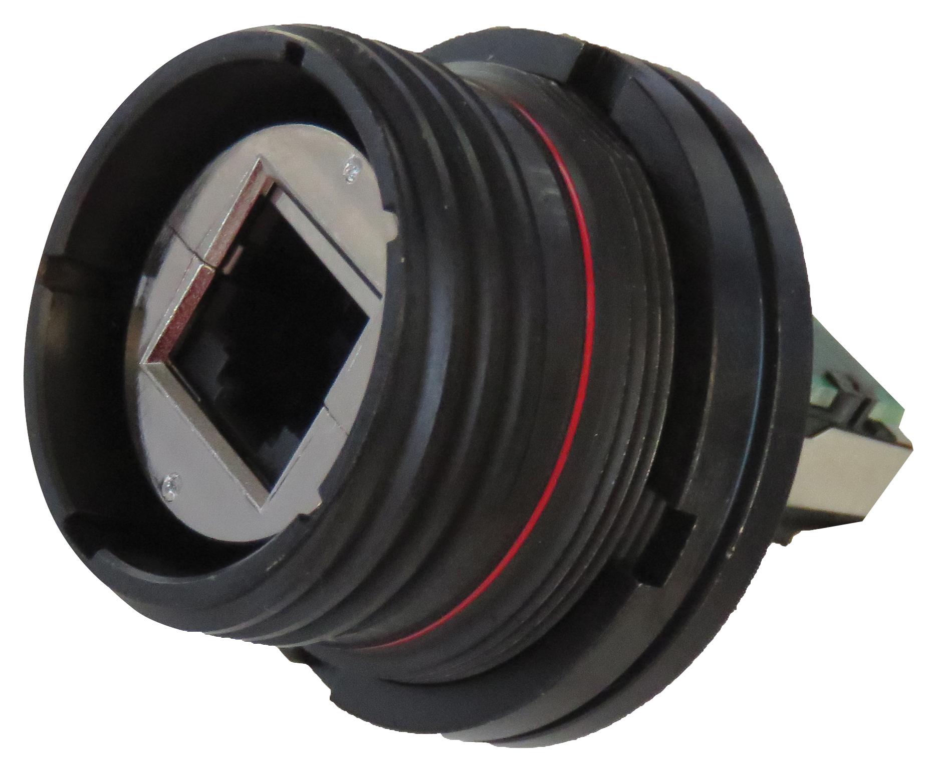 RJFTV6 7 A 1 ZN  F312 IN-LINE ADAPTER, RJ45 8P JACK-JACK AMPHENOL SOCAPEX