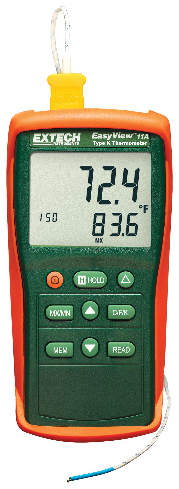EA11A THERMOMETER, TYPE K, -50 TO 1300DEG C EXTECH INSTRUMENTS