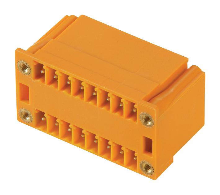 1973290000 TERMINAL BLOCK, HEADER, 10POS, TH WEIDMULLER