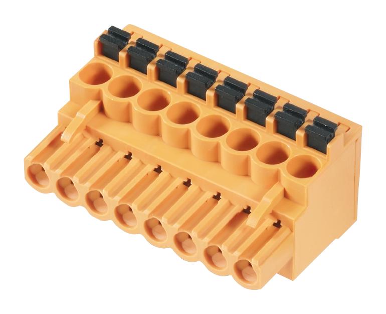 1001580000 TERMINAL BLOCK, PLUGGABLE, 7POS, 12AWG WEIDMULLER