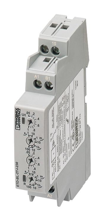 2907713 TIMER RELAY, ON-DELAY & ON-PULSE, 100H PHOENIX CONTACT