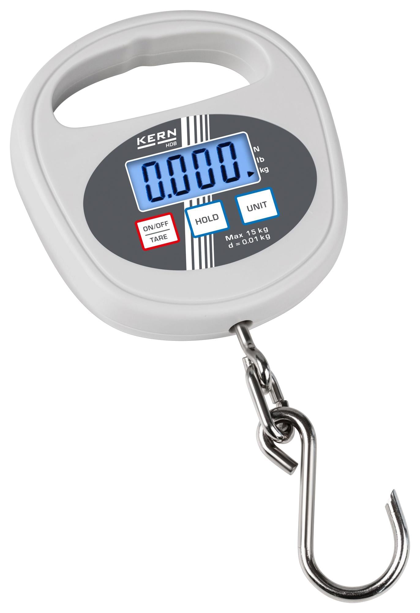 HDB 10K-2XL WEIGHING SCALE, HANGING, 15KG KERN