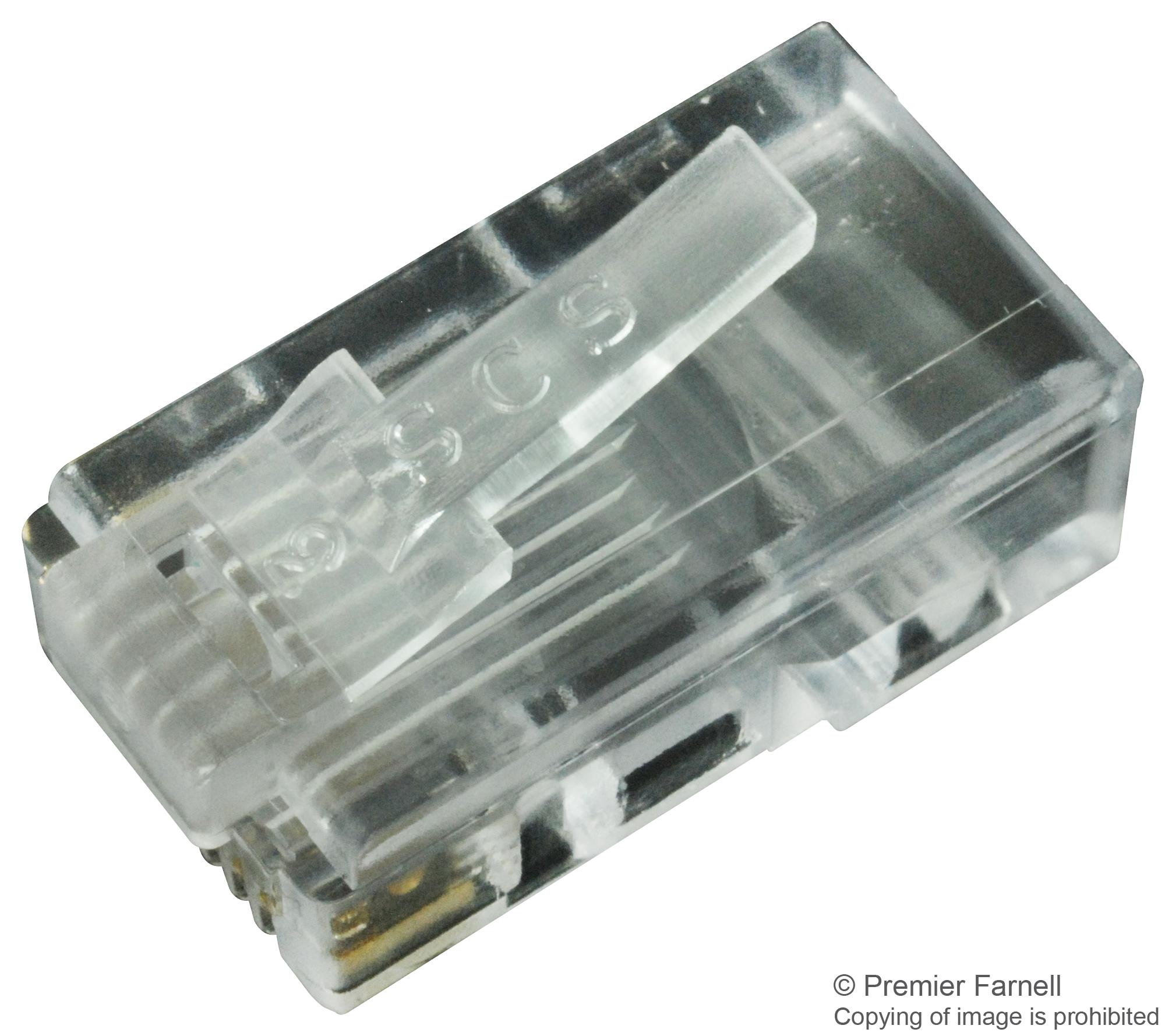 SS-37000-002 CONNECTOR, RJ45, PLUG, 8P8C, CRIMP STEWART CONNECTOR