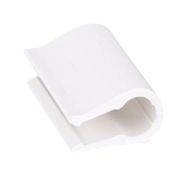 ADCC31-AT-C10 CABLE CLAMP, PPO/PS, 8MM, WHITE PANDUIT