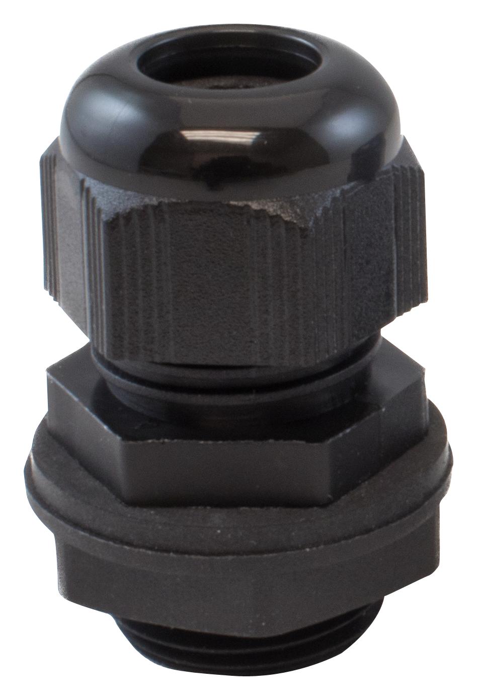 PNC3/8 BK080 CABLE GLAND, 3/8" NPT, PA 6, 5-10MM, BLK ALPHA WIRE