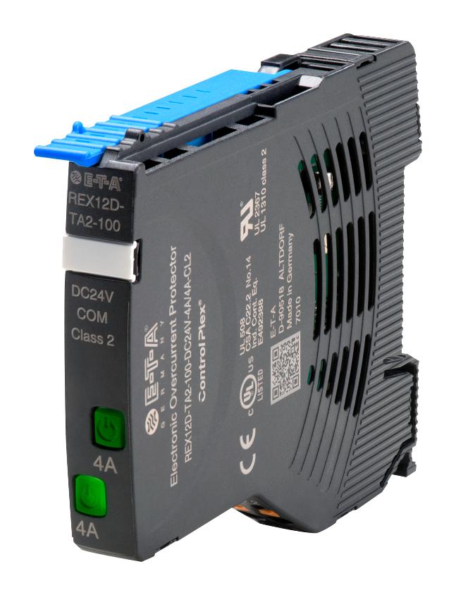 REX12D-TA2-100-DC24V-1A/1A ELECTRONIC CB, 1A, 24VDC, DIN RAIL ETA