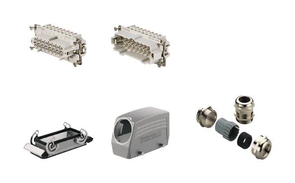 HDC-KIT-HE 16.120 M HDC KIT, 16POS, SIZE 6, M25, SCREW WEIDMULLER