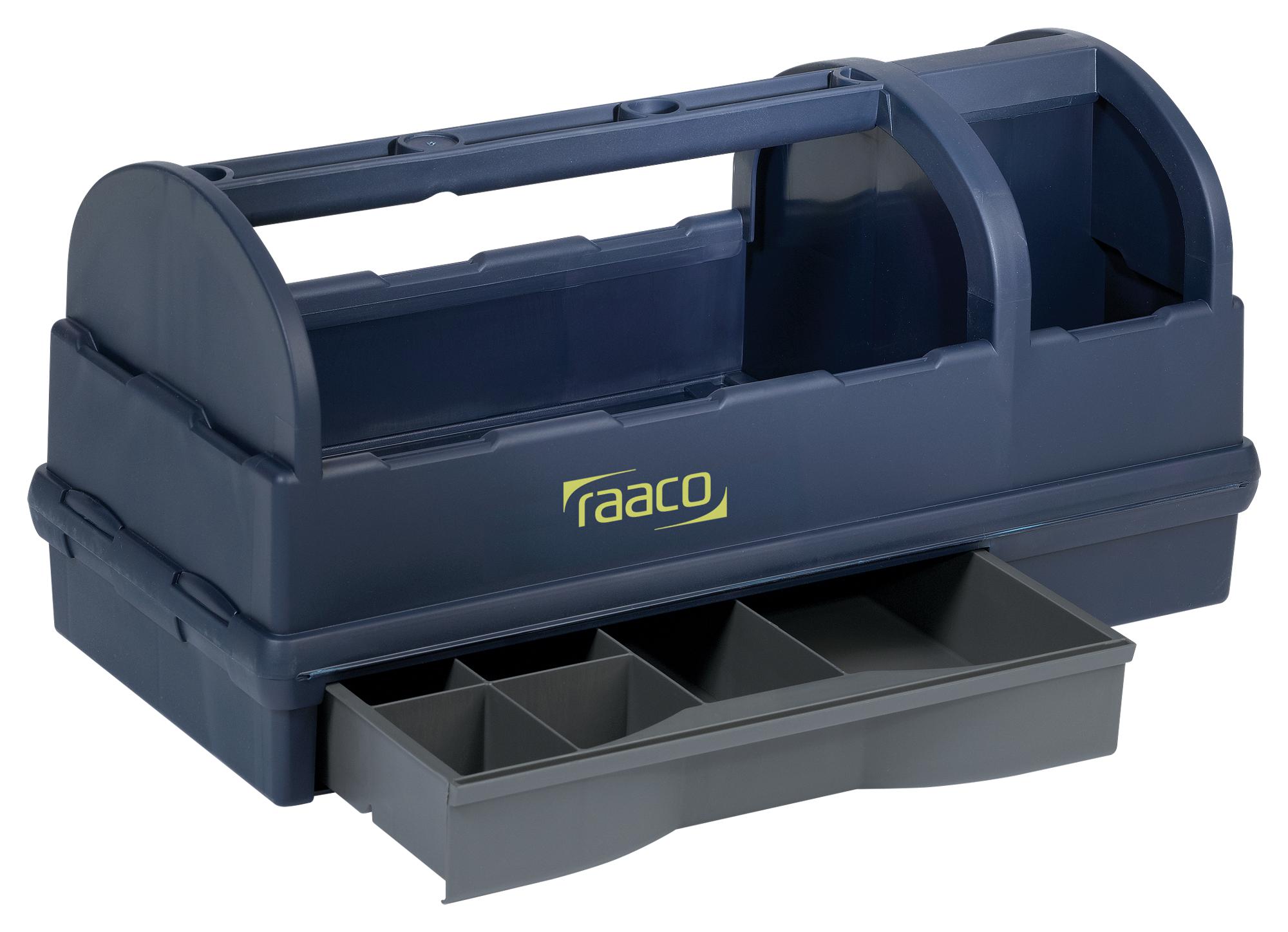 137195 OPEN TOOL BOX, PP, 228MM X 476MM X 230MM RAACO
