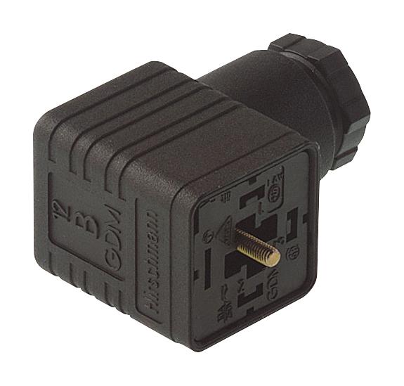 GDM 3011 AU POWER CONN, RCPT, 3+PE, SCREW, CABLE HIRSCHMANN