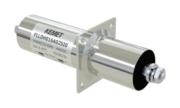 FLLDH016A025I0 FEED THROUGH FILTER, 1 PHASE, 16A, 440V KEMET