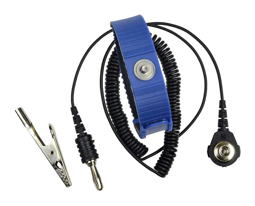 4650 WRIST BAND, ADJUSTABLE, SNAP, BLUE SCS