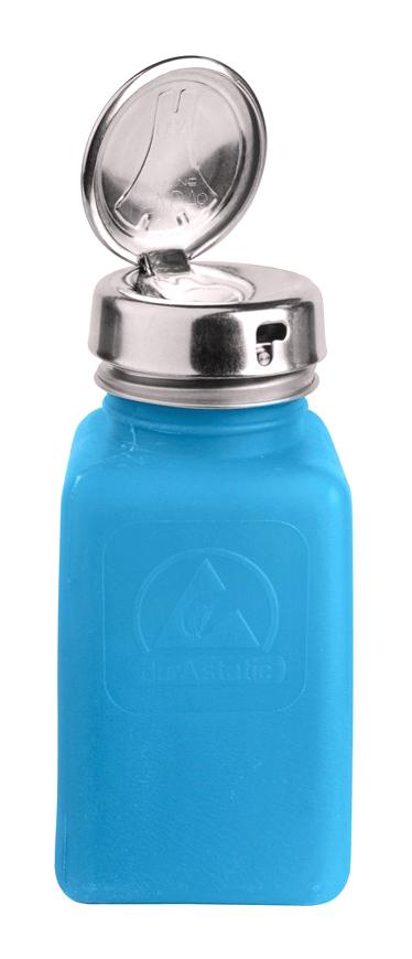 35287 DISPENSER, PUMP BOTTLE, BLUE, 180ML MENDA