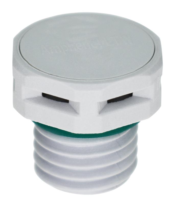 VENT-PS1NGY-O8002 VENT, M12 SENSOR CONNECTOR, GREY AMPHENOL LTW