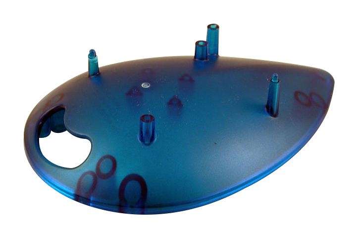 1593HAMEGG2TBU DEV BOARD ENCLOSURE, ABS, BLUE HAMMOND