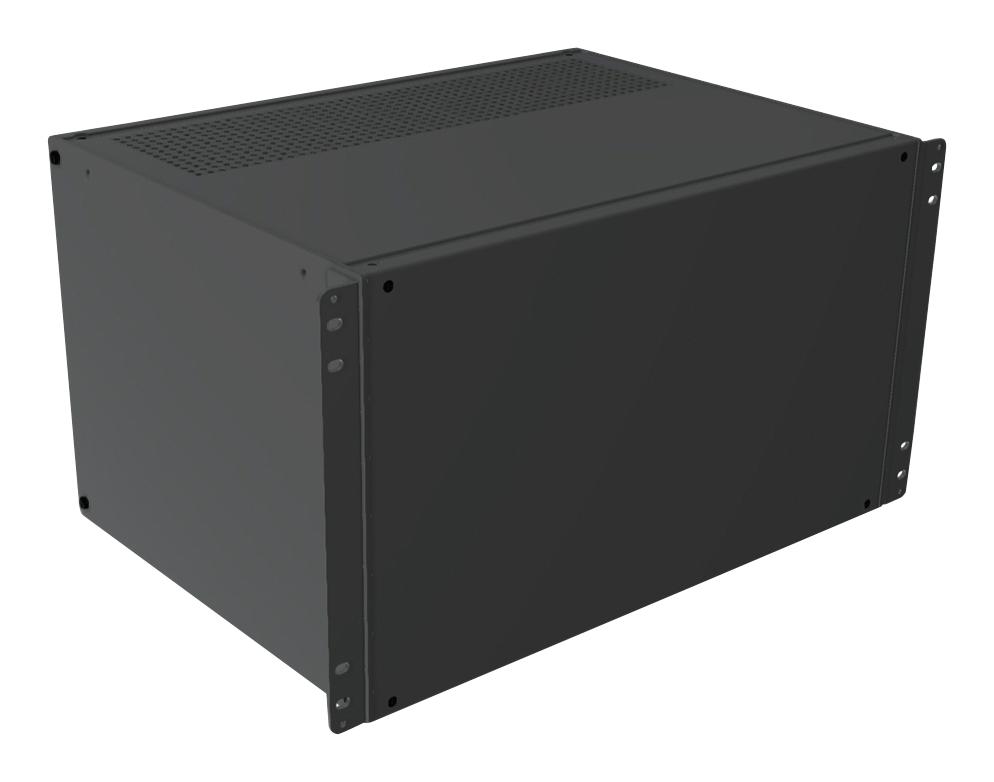 RMCV191013BK1 RACK MOUNT CABINET, 6U, ALUM, BLACK HAMMOND