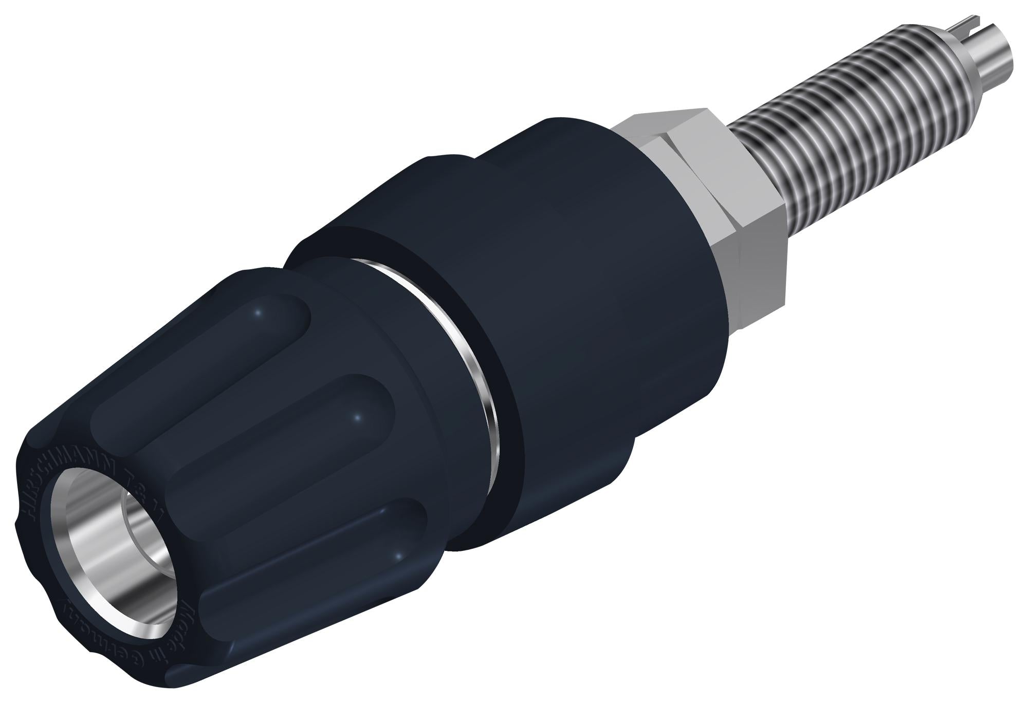 930144100 BINDING POST, 63A, PANEL, BLK HIRSCHMANN TEST AND MEASUREMENT