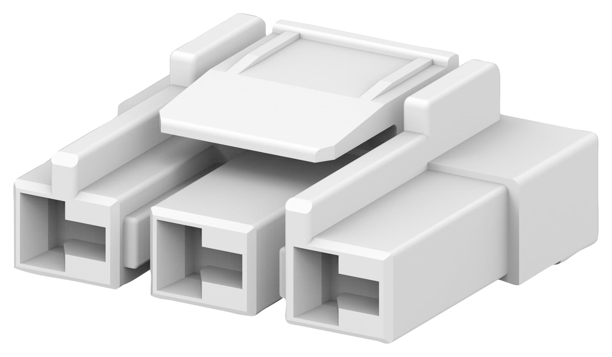 1903414-2 PLUG HOUSING, 3POS, PA 66 GF, NATURAL TE CONNECTIVITY
