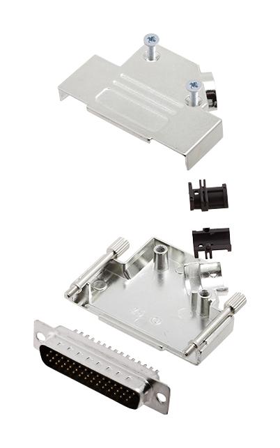 L17D45ZK25+L717HDB44P HD-D SUB CONNECTOR, PLUG, 44POS, SOLDER AMPHENOL ICC