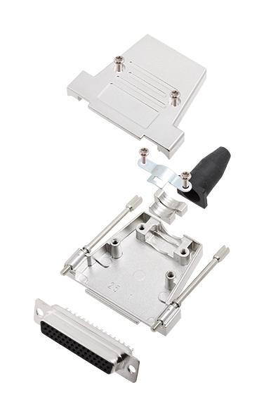 L17DTSL25-RG-LJS-T+L77HDB44S HD-D SUB CONNECTOR, RCPT, 44POS, SOLDER AMPHENOL ICC