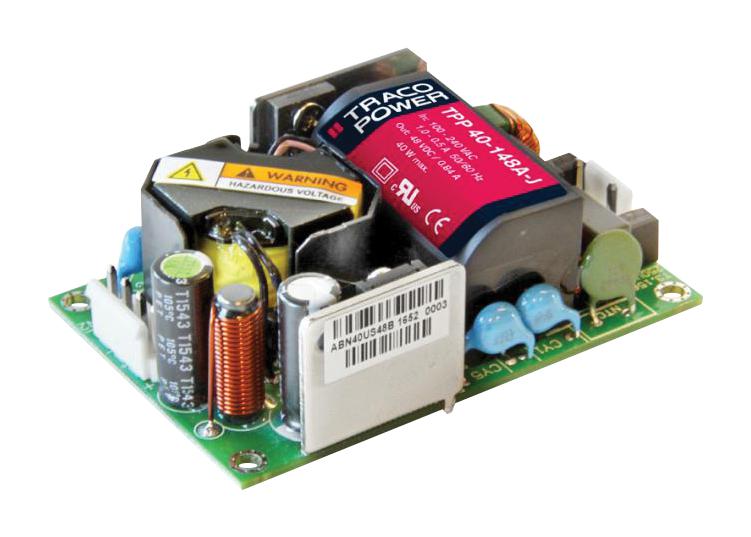 TPP40-105A-J POWER SUPPLY, AC-DC, 5V, 8A TRACO POWER