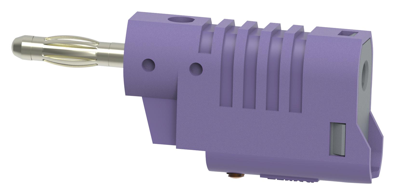72-13724 CONN, BANANA, PLUG, 36A, SCREW, PURPLE TENMA