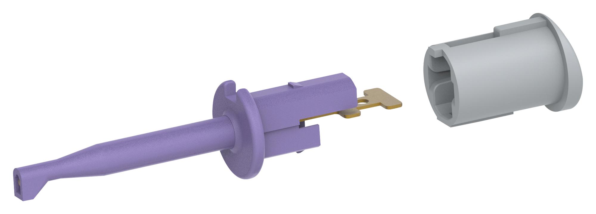 72-14342 TEST PROBE CONN, HOOK, 6A, 70V, PURPLE TENMA