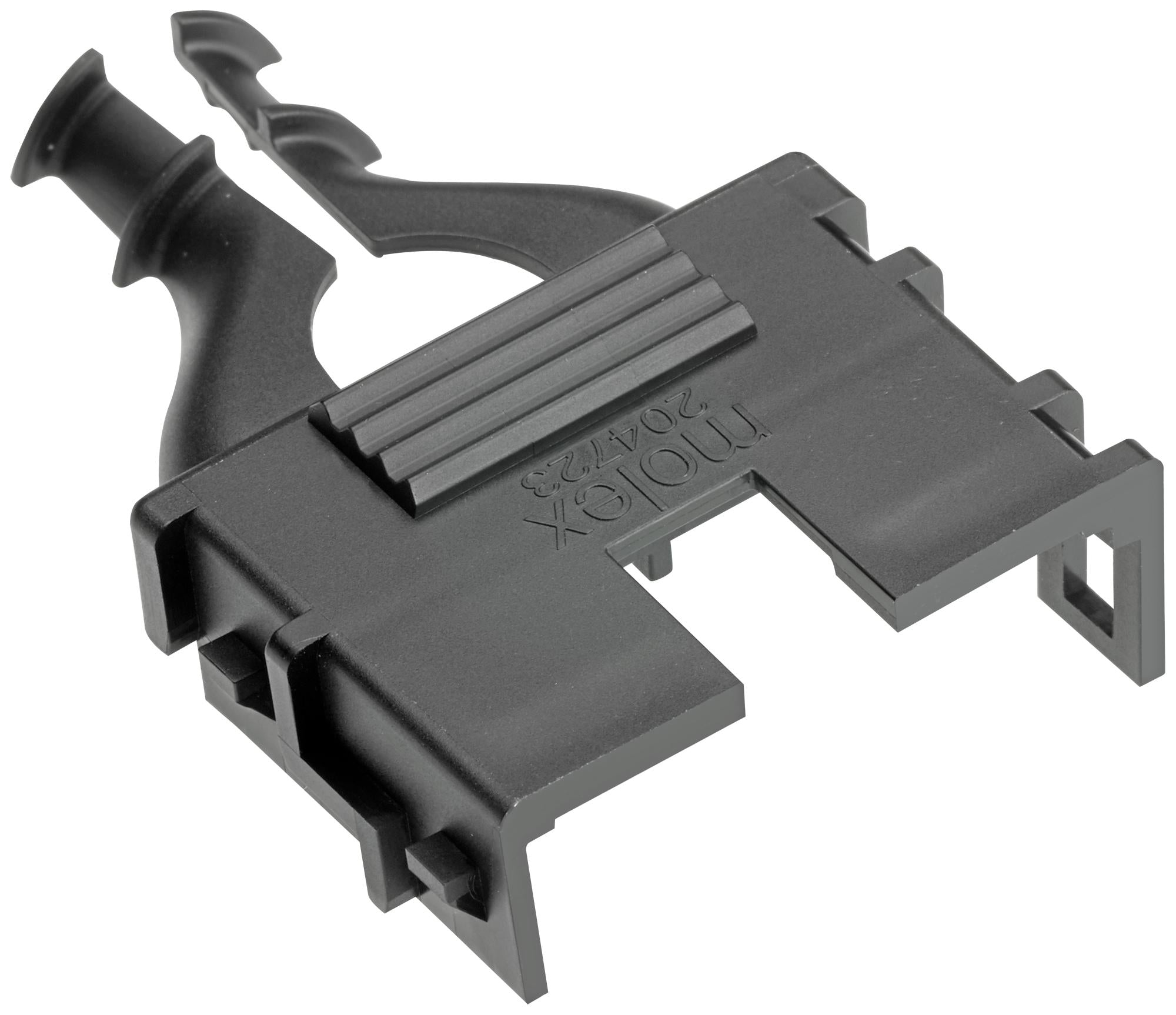 204723-0002 BACKSHELL, HERMAPHRODITIC, 2POS, NYLON MOLEX