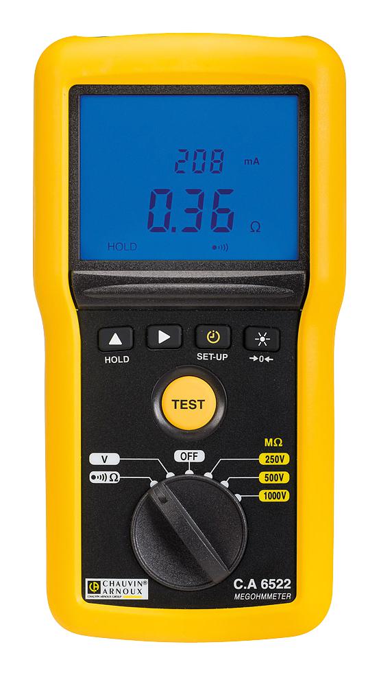 P01140822 INSULATION TESTER, 50KOHM TO 40GOHM CHAUVIN ARNOUX