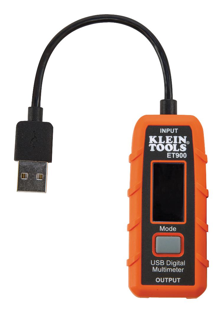 ET900 DIGITAL METER, USB-A, 3 TO 20VDC KLEIN TOOLS