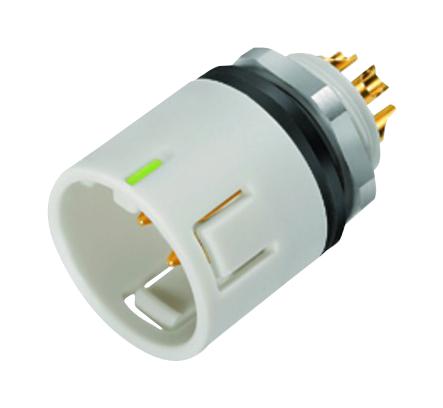 99-9135-400-12 CIRCULAR CONNECTOR, PLUG, 12POS, PANEL BINDER