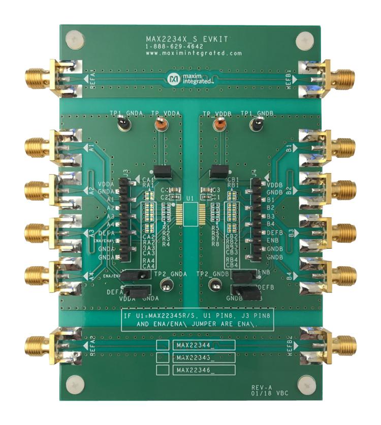 MAX2234XSEVKIT# EVAL BOARD, GALVANIC DIGITAL ISOLATOR MAXIM INTEGRATED / ANALOG DEVICES