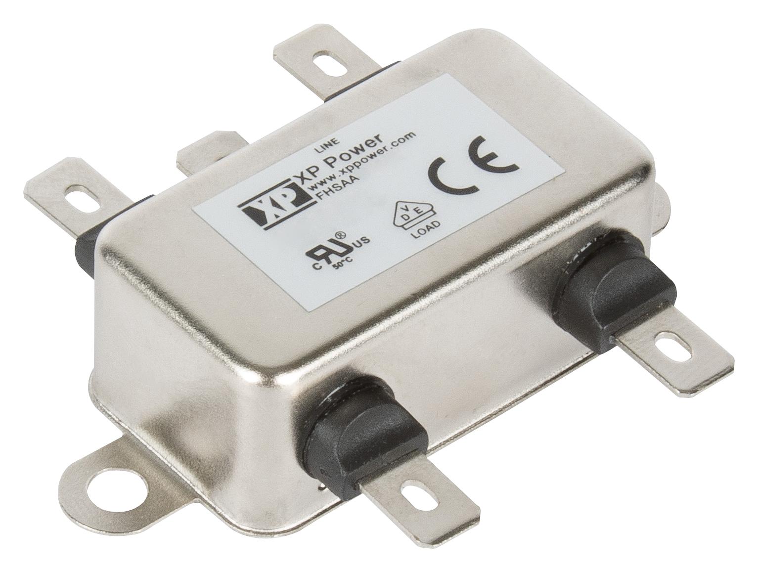 FHSAA15A2FR POWER LINE FILTER, ITE, 800UH, 15A, QC XP POWER