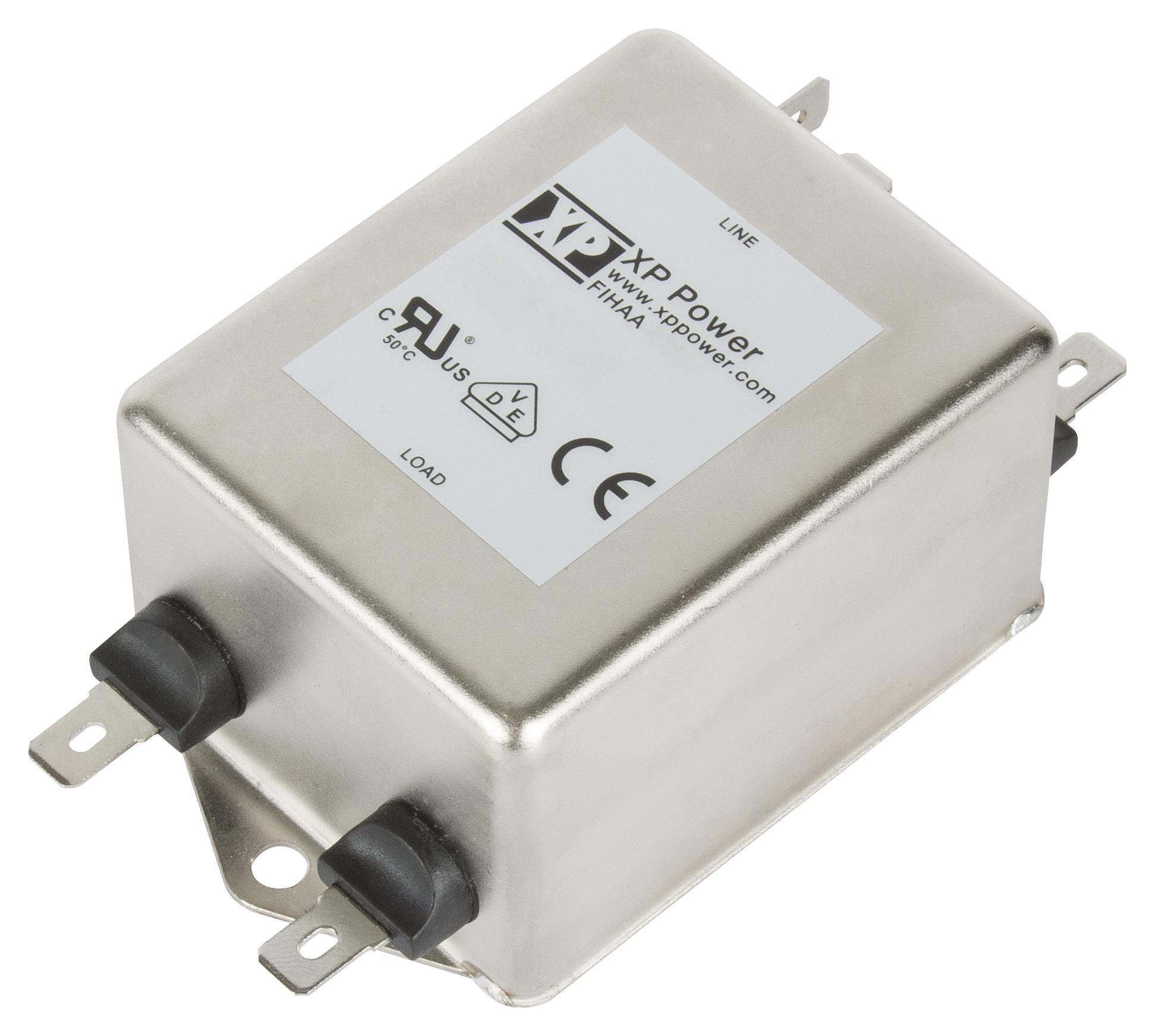 FIHAA20C2F POWER LINE FILTER, ITE, 1MH, 20A, QC XP POWER
