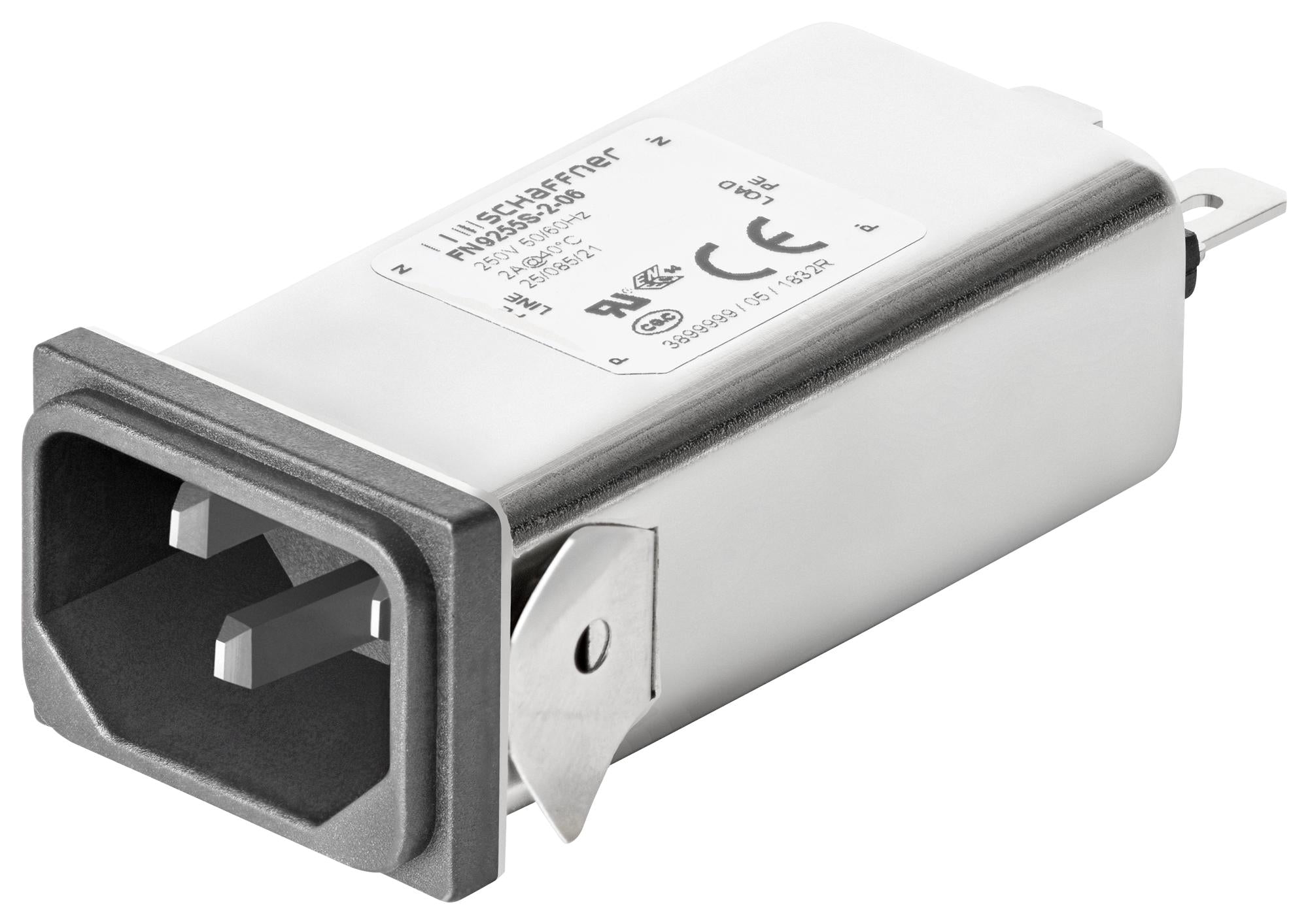 FN9255S-4-06 POWER LINE FILTER, 2.1MH, 4A SCHAFFNER