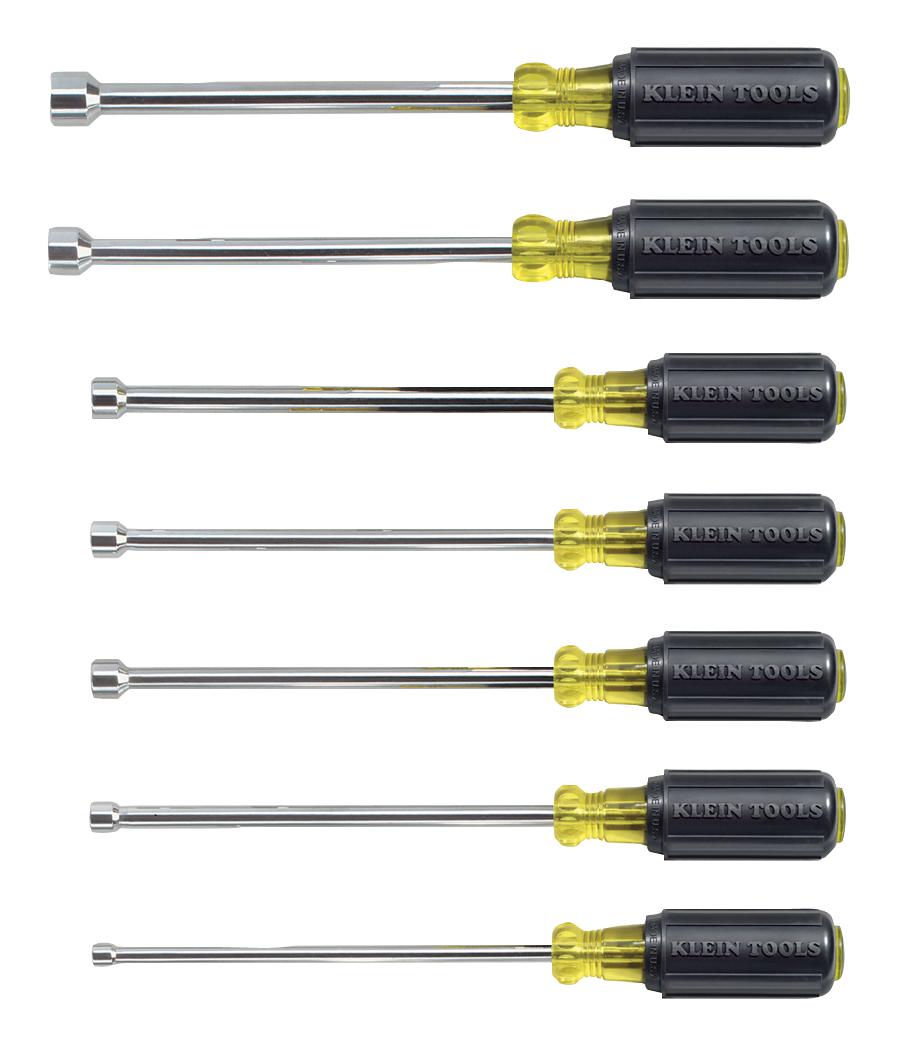647 HOLLOW-SHAFT NUT DRIVER SET, 7 PC KLEIN TOOLS