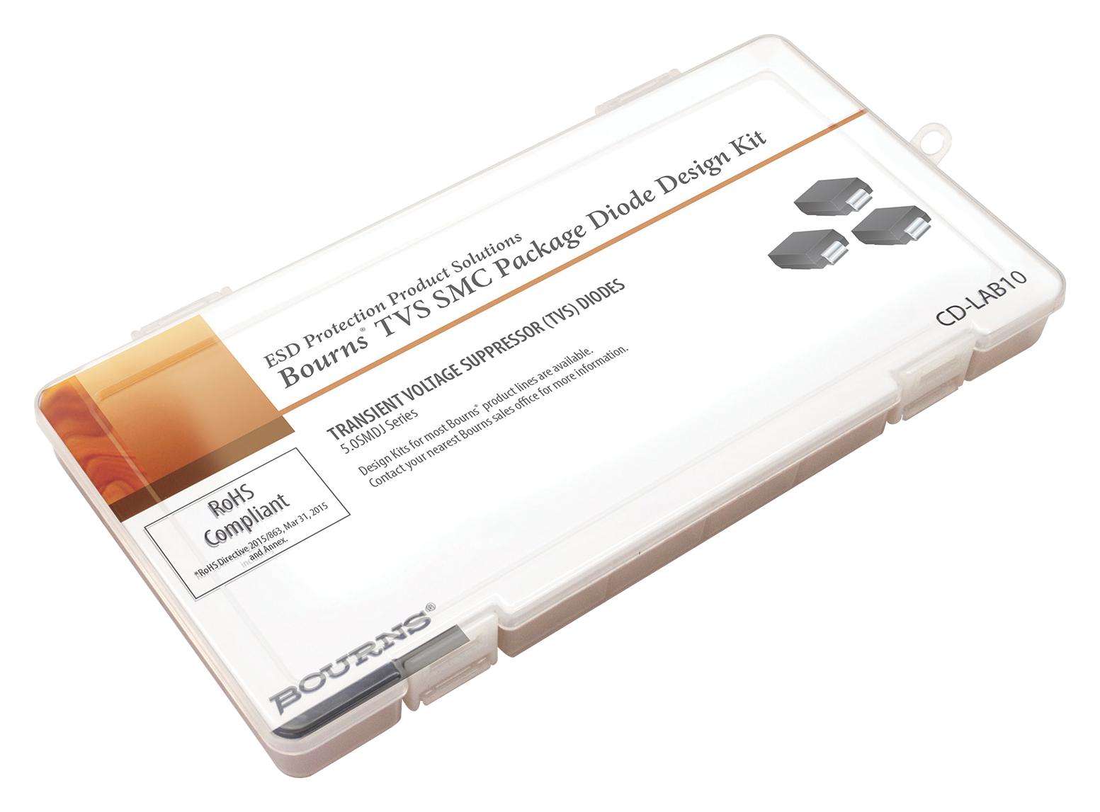 CD-LAB10 TVS SMC PACKAGE DIODE DESIGN KIT BOURNS