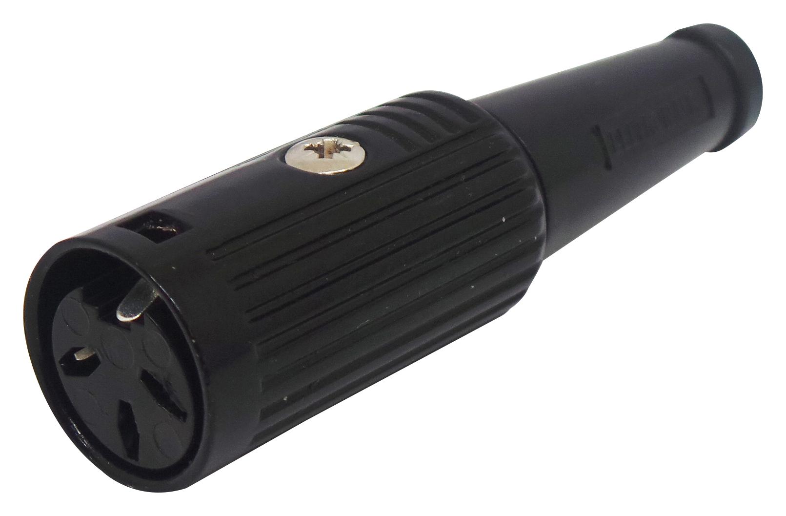 601-0300 DIN AUDIO/VIDEO CONN, JACK, 3POS, CABLE DELTRON COMPONENTS