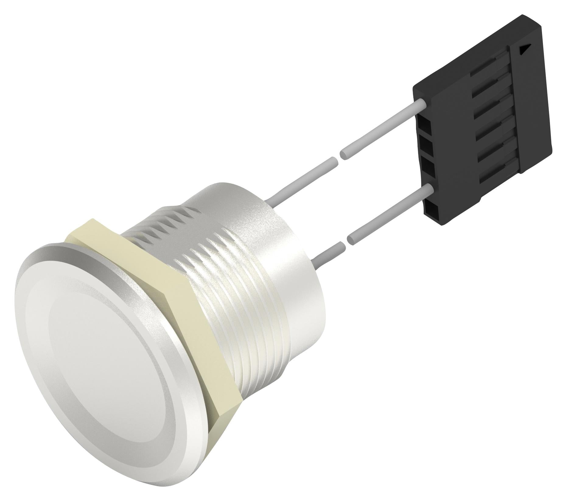AVP19MS16C000T5A04 VANDAL RESISTANT SW, SPST, 1A, 24V, PANL ALCOSWITCH - TE CONNECTIVITY