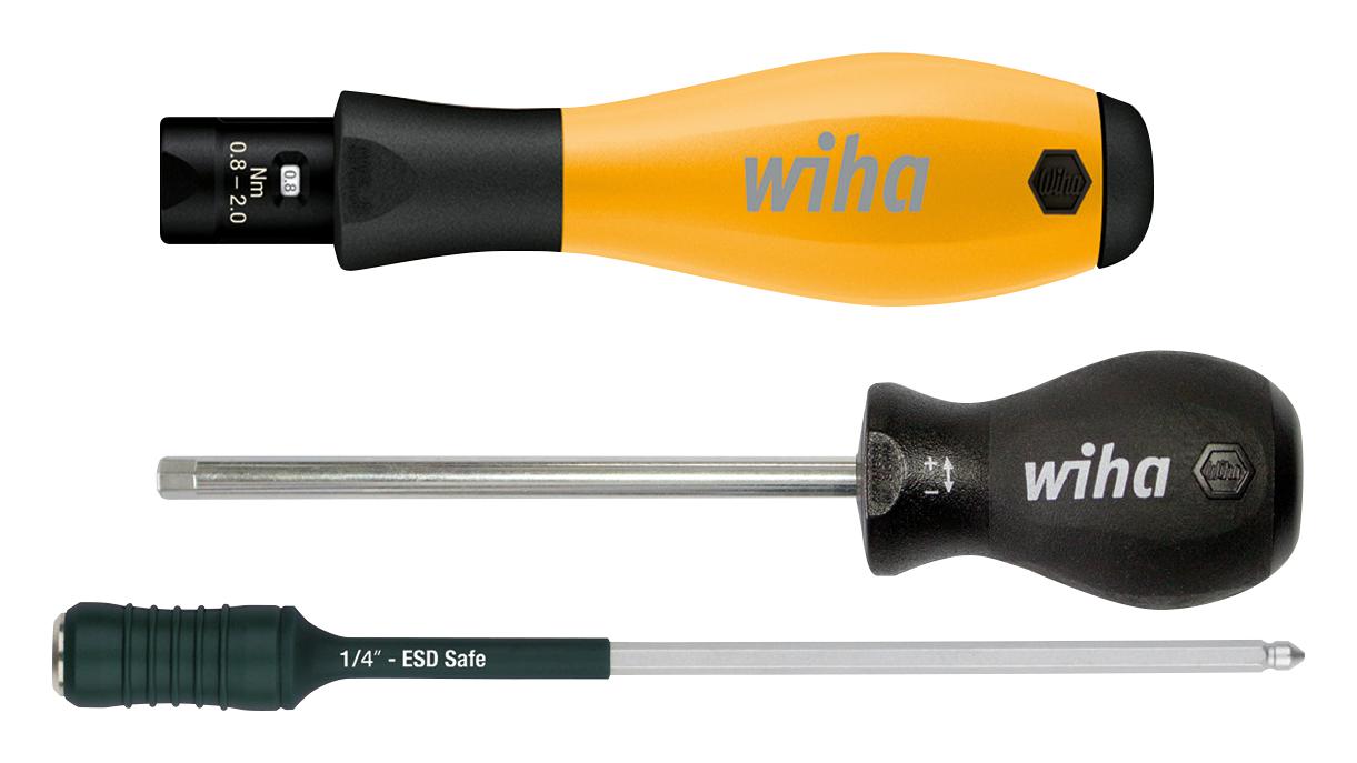 36851 SCREWDRIVER TORQUE, 4MM, 0.04 TO 0.46N-M WIHA