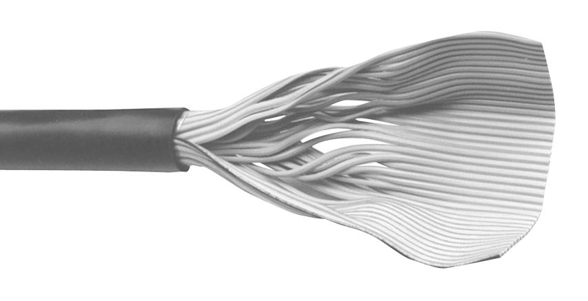 3759/50 RIBBON CABLE, 50COND, 28AWG, 30.5M 3M