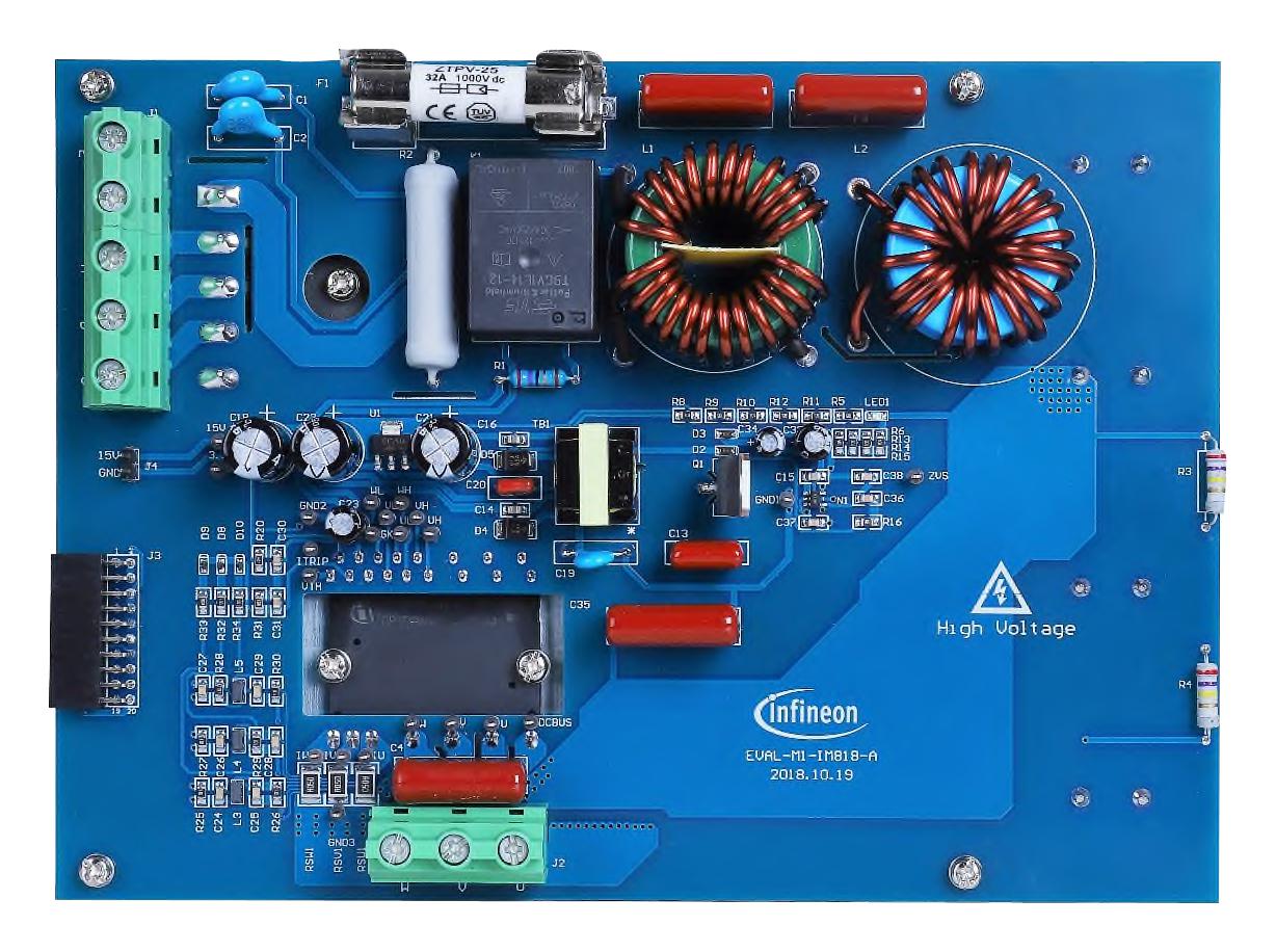 EVALM1IM818ATOBO1 EVAL BOARD, 3-PHASE MOTOR DRIVE INFINEON