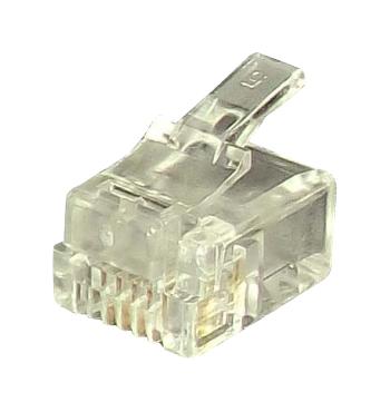 PXSPDY12#100 CONN, RJ12 PLUG, 6P6C, 1 PORT, CABLE TUK