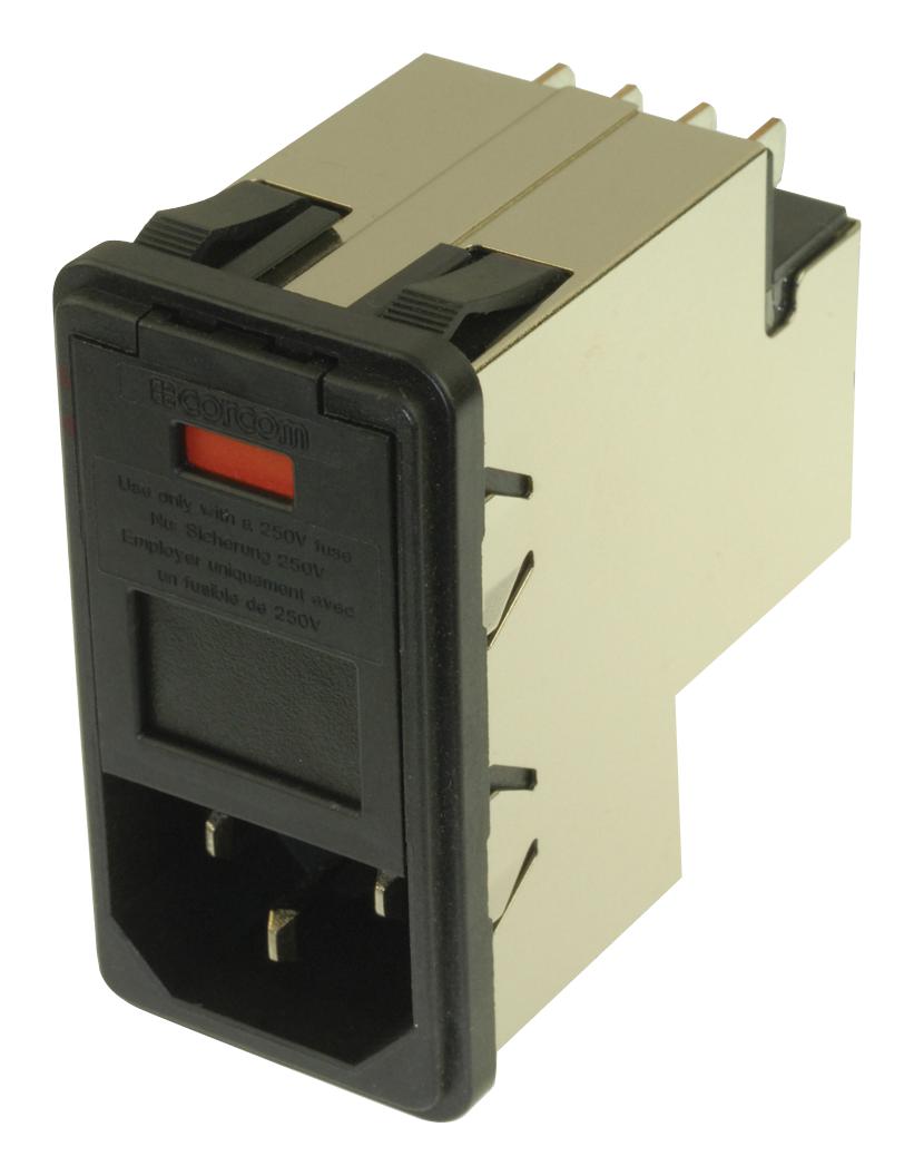 2-6609106-4 IEC FILTER, MEDICAL, 6A, 250VAC, QC TE CONNECTIVITY