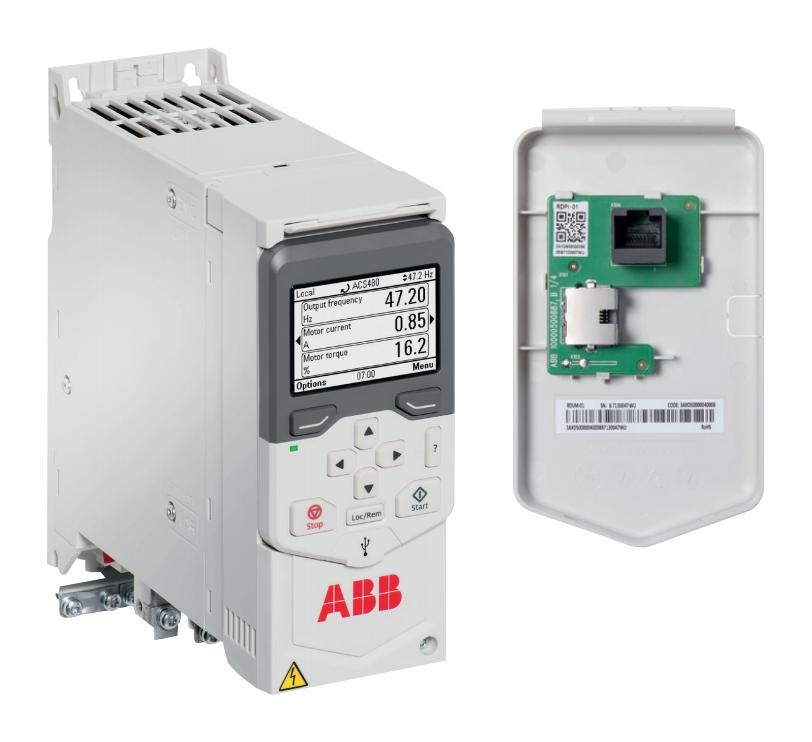 ACS480-04-018A-4+J424+OL540 MOTOR DRIVE, 3-PH, 7.5KW, 380-480VAC ABB