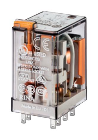 553281100040 POWER RELAY, DPDT, 110VAC, 10A, SOCKET FINDER